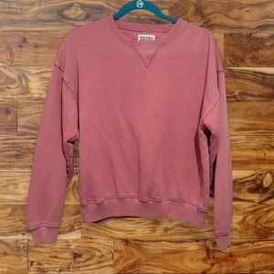 American Eagle Outfitters Pink Pullover Sweatshirt